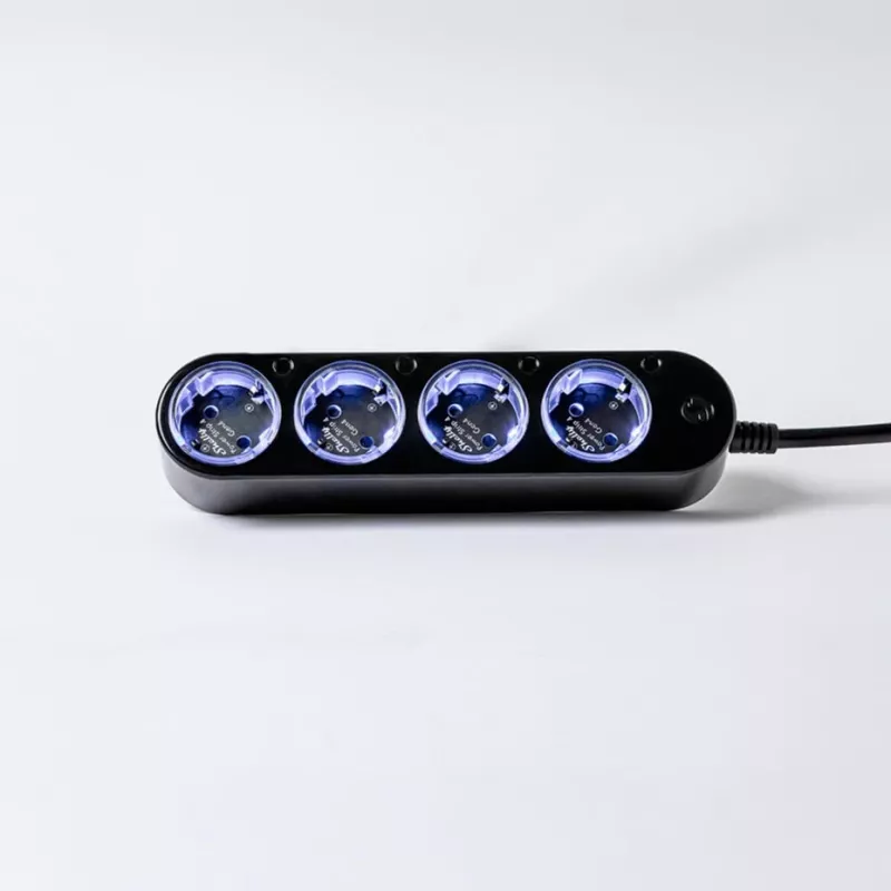 Stekkerdoos Shelly Plug & Play PS4 Gen4 — 4 stopcontacten, 12 A per stopcontact
