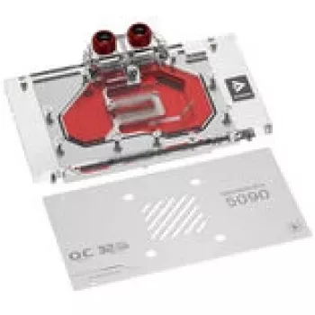 GPU-waterkoeler Barrow voor MSI Ventus 5090 — model BS-MSV5090-PA W, wit