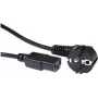 ACT netkabel CEE 7/7 stekker (haaks) - C13 zwart 10 m