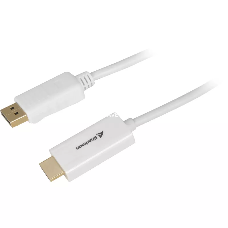 DisplayPort-naar-HDMI-kabeladapter Sharkoon DisplayPort 1.2 → HDMI 4K Actief 2 m 60 Hz