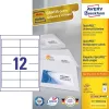 Avery 3659 zelfklevende etiketten rechthoekig permanent wit 1200 stuks