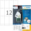 Robuuste etiketten HERMA A4 52,5x93,5 mm wit papier niet hechtend 1200 stuks