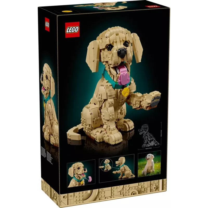 LEGO ICONS 11384 Golden Retriever puppy