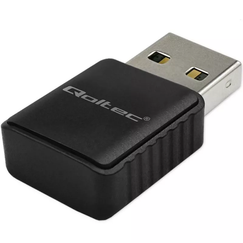 Draadloze USB-adapter QOLTEC 56988 dual-band 1300Mbps USB 3.0