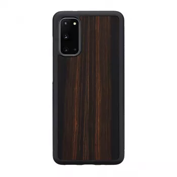 Smartphonehoesje Man and Wood Galaxy S20 Ebony zwart — beschermhoes voor Samsung Galaxy S20