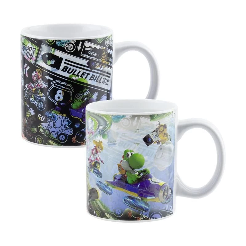 Beker Paladone Mario Kart warmtegevoelig meerkleurig PP8307NN