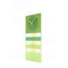 NeXtime wandklok 2855gn Bold Stripes, 19 x 38 cm, wand, groen