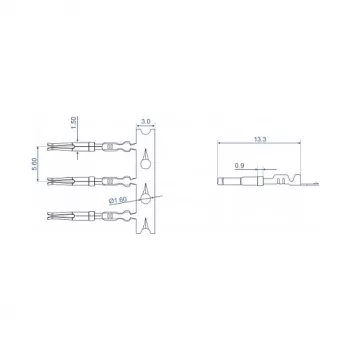 Crimpcontacten voor D-Sub HD bus DeLOCK 66733