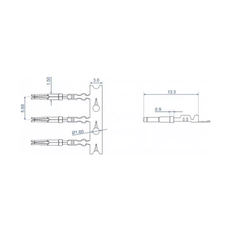 Crimpcontacten voor D-Sub HD bus DeLOCK 66733