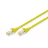 Netwerkkabel Digitus CAT 6A S/FTP RJ-45 Cat6a 7m geel