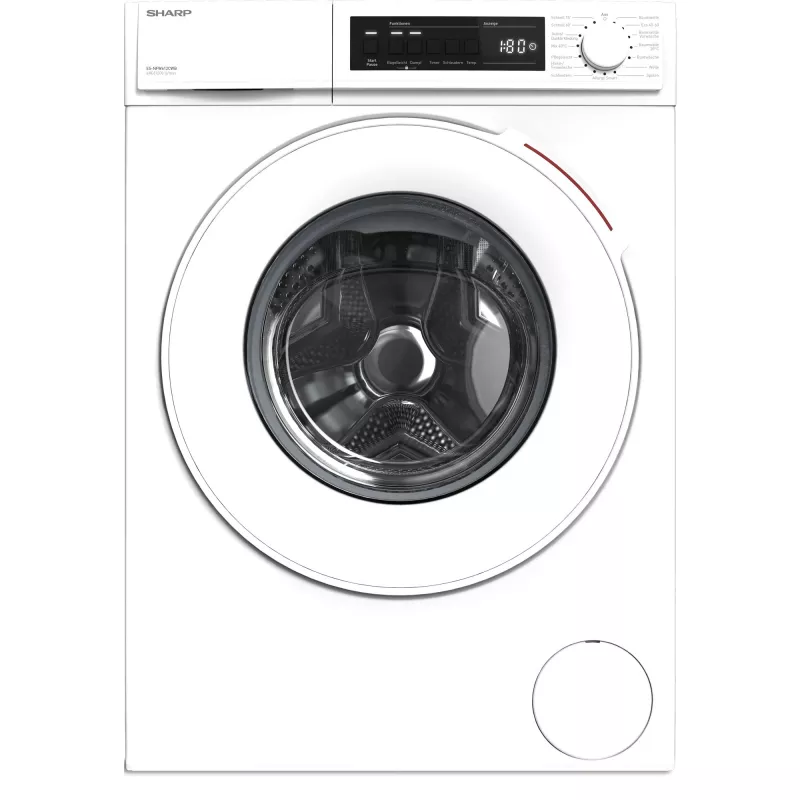 Sharp ES-NFW612CWB-DE wasmachine frontlader 6 kg 1200 t/min wit
