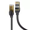Baseus Ethernet RJ45, 10Gbps, 1m netwerkkabel (zwart)