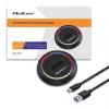 M.2 SSD-dockingstation QOLTEC 52275 voor SATA- en NVMe-schijven, USB-aansluiting