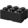 LEGO Storage Brick 6, opbergbox zwart