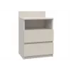 Nachtkastje Top e shop Malwa met 2 laden, 40×32×59 cm, kasjmier afwerking