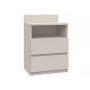 Nachtkastje Top e shop Malwa met 2 laden, 40×32×59 cm, kasjmier afwerking