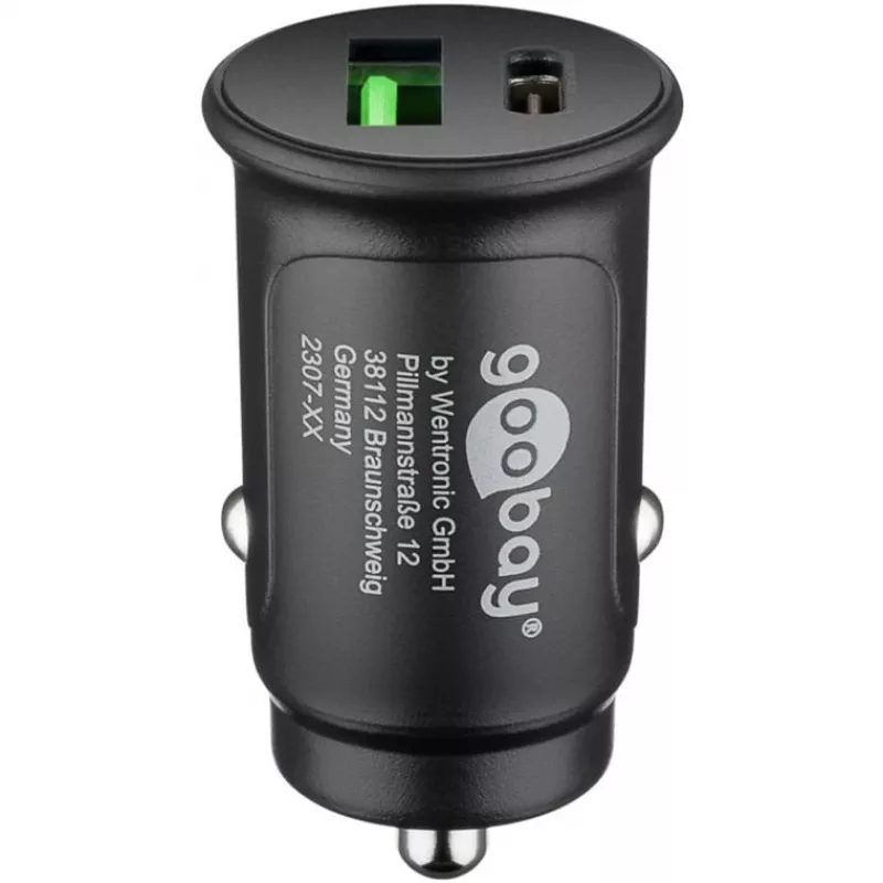 Goobay 59521 mobiele oplader universeel zwart sigarettenaansteker snelopladen auto