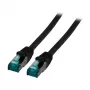 EFB-Elektronik RJ45 patchkabel Cat.6A S/FTP LSZH zwart 1m fabrikant: EFB Elektronik (MK6001.1B)