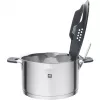 ZWILLING SIMPLIFY 66870-004-0 pannenset RVS 4-dlg. zilver zwart