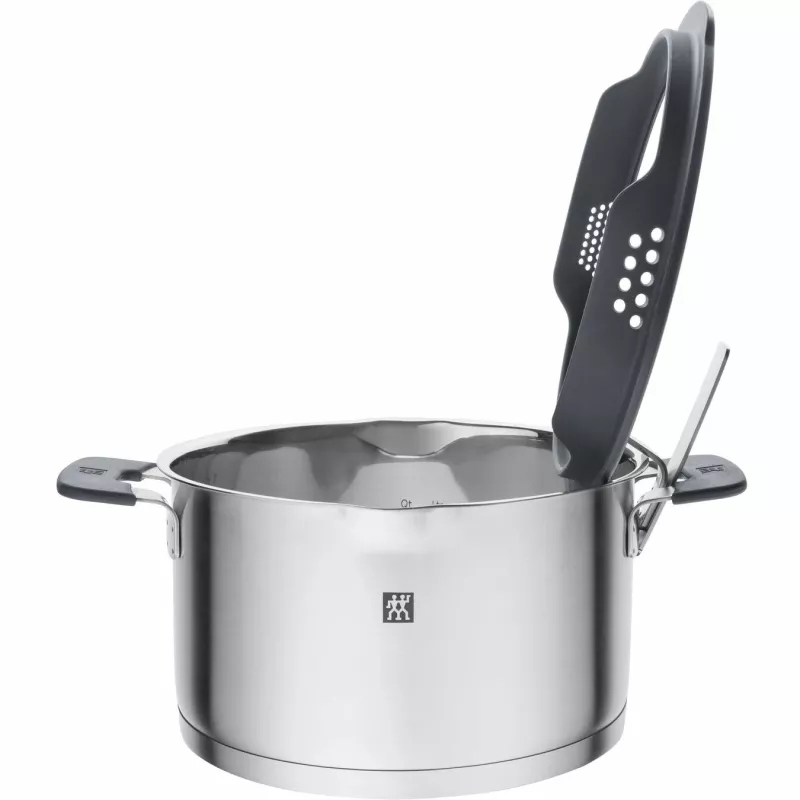 ZWILLING SIMPLIFY 66870-004-0 pannenset RVS 4-dlg. zilver zwart