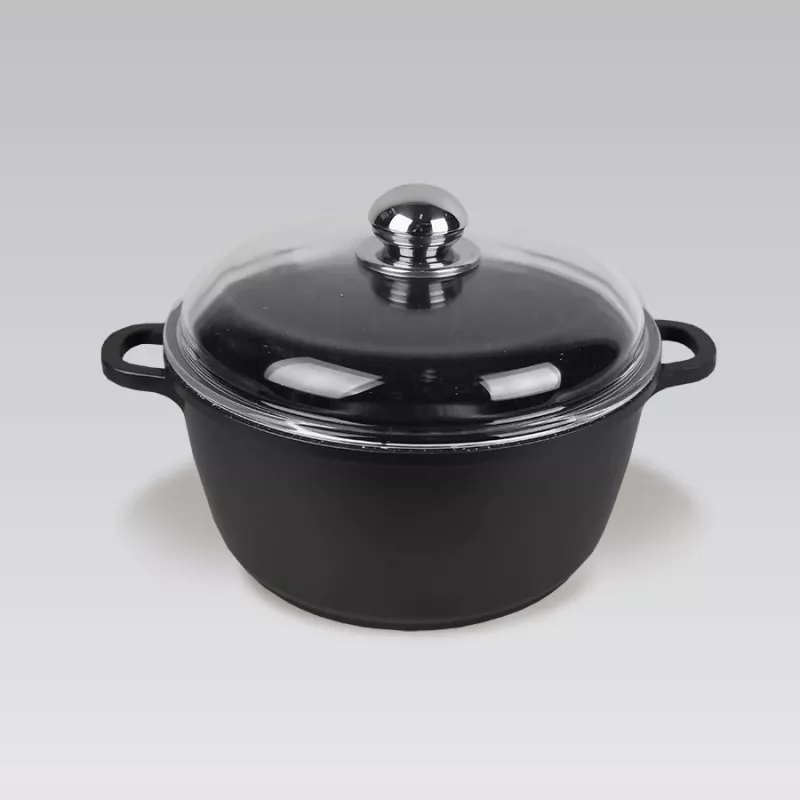 Maestro MR-4616C pan met deksel 16 cm 1 l zwart