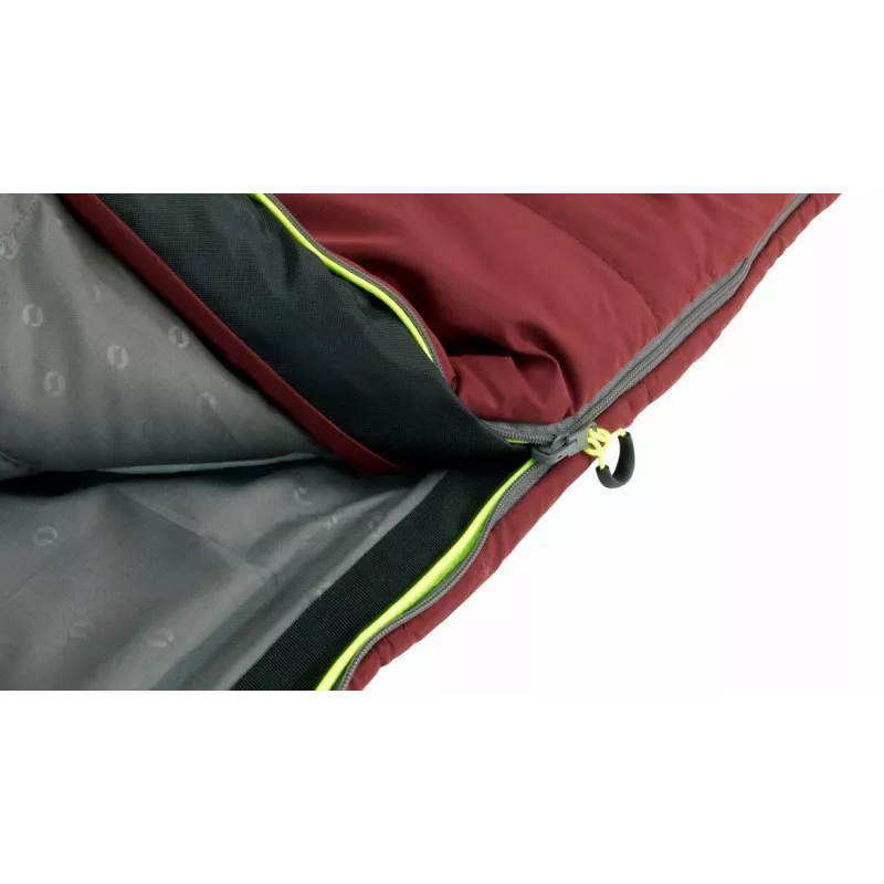 Slaapzak Outwell Contour Junior rechthoekig polyester 170 cm x 70 cm, rood