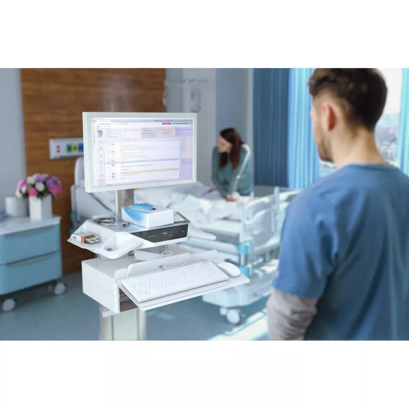 Contour Design Active Key Contour QuickClean medisch toetsenbord IP68 full-size bedraad wit DE C8112