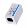 Netwerksplitter LANBERG AD-RJ45-RJ45-OU6 — witte RJ-45 1 ingang naar 1 uitgang