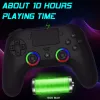 Gamepad Subsonic PS5 draadloze LED-controller zwart D-pad Home Opties Delen