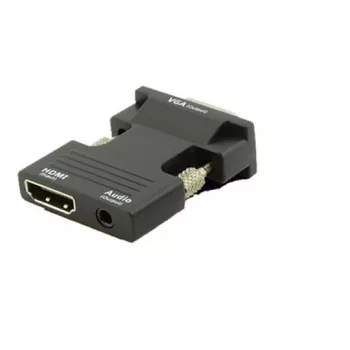 Microconnect HDMIVGAAUDIOB kabel-adapter VGA (D-Sub) HDMI + audio zwart