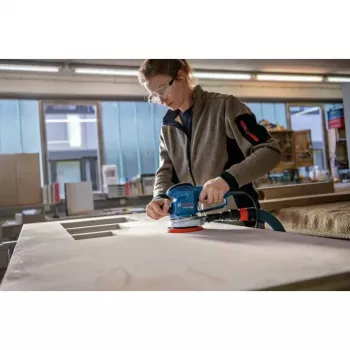 Bosch GEX 34-150 Professional excentrische schuurmachine 12000 tpm 24000 OPM zwart, blauw, grijs, rood
