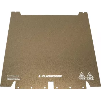 Stalen drukplaat voor 3D-printer Flashforge GUIDER3 PLUS, Ultra PEI oppervlak, origineel onderdeel 70002484002