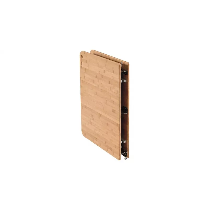 Outwell Custer L Brown campingtafel — bamboeblad, aluminium frame, 700×1200 mm, 11,5 kg