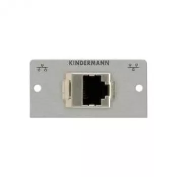 Kindermann 7444000523 RJ-45 Gender Changer 1:1, Snap-In-module voor frontplaat