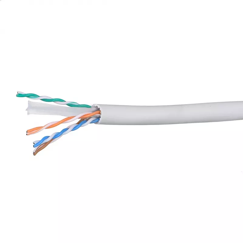 Netwerkkabel Alantec KIU6ALSOH500D Cat6 U/UTP 23 AWG LSOH 500 m grijs