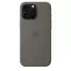 Siliconen case met MagSafe voor iPhone 16 Pro Max - steengrijs