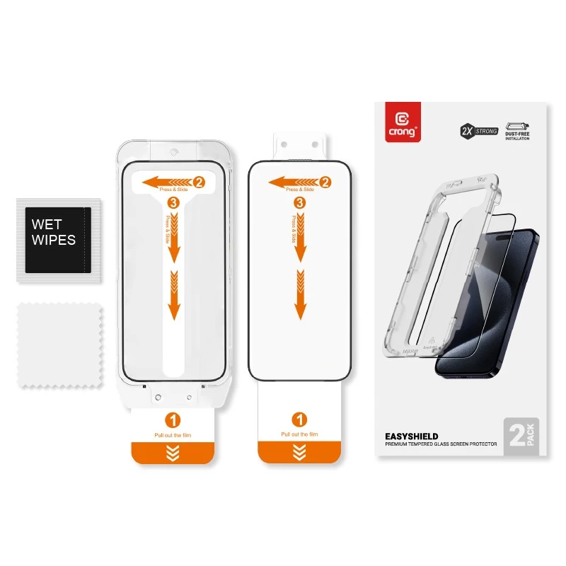 Gehard glas iPhone 15 (2 stuks) EasyShiel