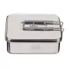 Pan ESBIT PT1200ST roestvrijstalen campingpan 1,2 L, 554 g, zilver