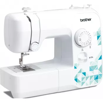 Naaimachine Brother X17S halfautomatisch elektromechanisch — 17 steken, 750 SPM, vrije arm