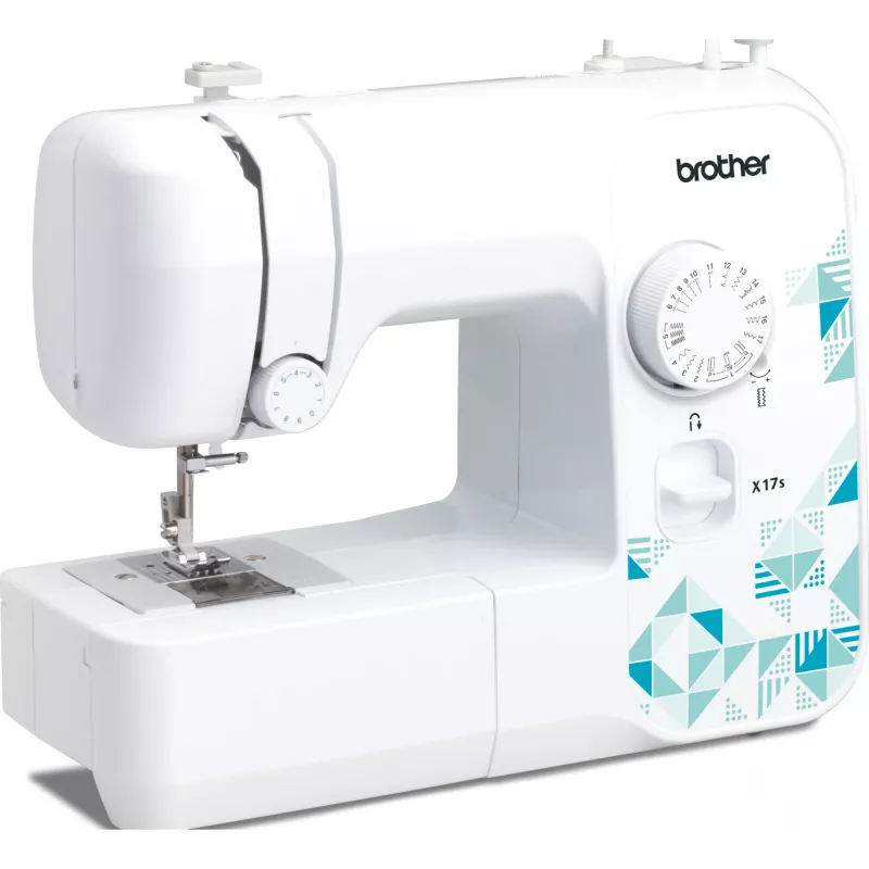 Naaimachine Brother X17S halfautomatisch elektromechanisch — 17 steken, 750 SPM, vrije arm