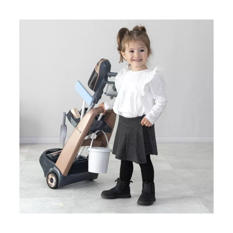 Schoonmaaktrolley Rowenta + stofzuiger