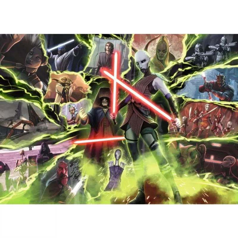 Puzzel Star Wars Villainous: Asajj Ventress (1000 stukjes)