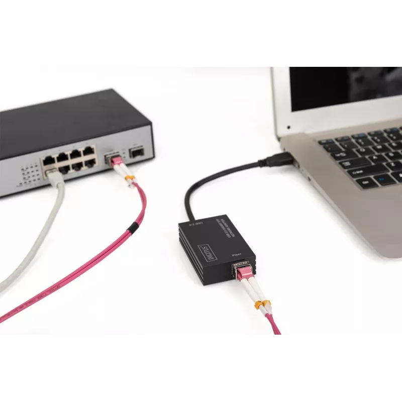 SFP-netwerkadapter Digitus DN-3026 USB 3.0 Gigabit