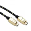 ROLINE 11.04.5920 DisplayPort-kabel 1 m zwart - goud (11.04.5920)