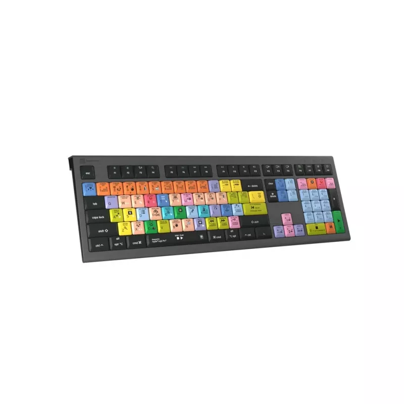 Toetsenbord Logickeyboard LKB-LOGXP2-A2M-UK universeel USB QWERTY UK Engels zwart