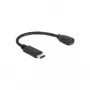 USB-kabel DeLOCK 65578 USB 2.0 0,15 m USB-C micro-USB B zwart