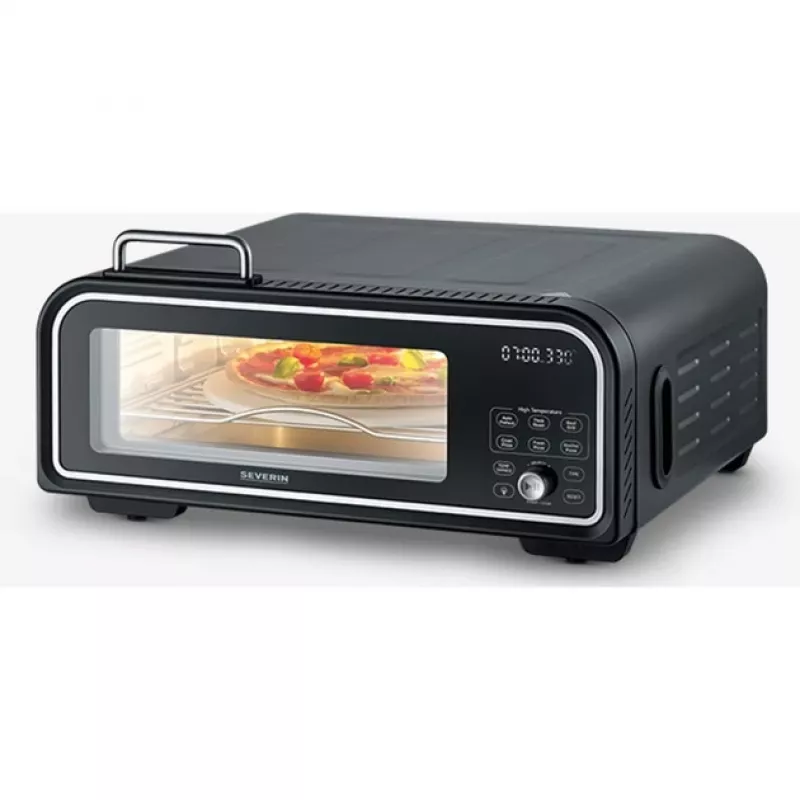 Pizzabakautomaat Severin PG 8575 2000 W zwart 1 pizza digitale timer