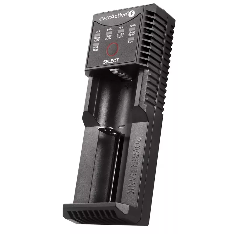 everActive UC-100C universele batterijlader met powerbankfunctie, USB-C