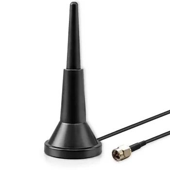 Externe 4G-LTE-antenne QOLTEC 5 dBi 600–2700 MHz SMA-aansluiting met 3 m kabel