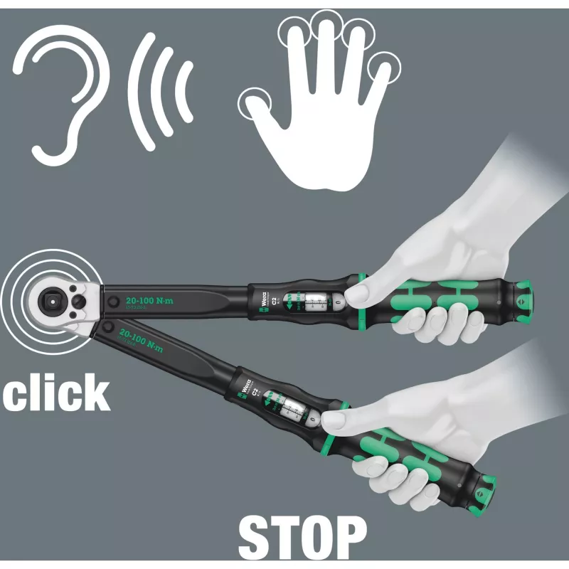 Click-Torque C 2 R/L 05075625001 momentsleutel 1/2 12,5 mm 20 - 100 (05075625001)
